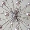 Lámpara de techo Sputnik italiana vintage de acero cromado, años 70, Imagen 8