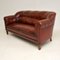 Schwedisches Leder Club Sofa 3