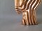 Edward Ceramic Sculpture with Gold Finish by Francesco Bellazecca, Image 4