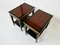Black Mahogany and Brass End Tables from Maison Jansen, 1950s, Set of 2 9
