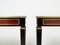 Black Mahogany and Brass End Tables from Maison Jansen, 1950s, Set of 2 5