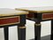 Black Mahogany and Brass End Tables from Maison Jansen, 1950s, Set of 2, Image 6
