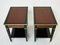 Black Mahogany and Brass End Tables from Maison Jansen, 1950s, Set of 2 11