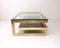 Gold Plated G-Shaped Coffee Table from Belgochrom, 1980s 4