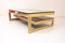 Gold Plated G-Shaped Coffee Table from Belgochrom, 1980s, Image 6