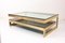 Gold Plated G-Shaped Coffee Table from Belgochrom, 1980s 8