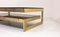 Gold Plated G-Shaped Coffee Table from Belgochrom, 1980s 9