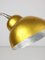 Mid-Century Tischlampen in Gold & Rot, 1950er, 2er Set 11