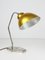 Mid-Century Tischlampen in Gold & Rot, 1950er, 2er Set 9