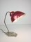 Lampada da tavolo Mid-Century rossa, anni '60, Immagine 10