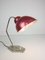 Rote Mid-Century Tischlampe, 1960er 10