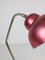 Rote Mid-Century Tischlampe, 1960er 2