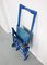 Mid-Century Blue Wooden Foldable Stroller, 1960s 13