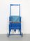Mid-Century Blue Wooden Foldable Stroller, 1960s 11