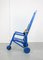 Mid-Century Blue Wooden Foldable Stroller, 1960s 2