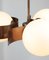 Copper & Opaline Glass Ceiling Lamp, Image 13