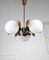 Copper & Opaline Glass Ceiling Lamp 7