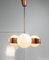 Copper & Opaline Glass Ceiling Lamp, Image 2