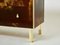 Golden Lacquer and Brass Chest of Drawers from Maison Jansen, 1970s, Image 9