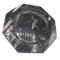 Fósil de mármol negro jurásico octogonal. Juego de 4, Imagen 8