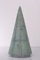 Large Brutalist Glass Cone Floor Lamp 1