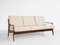 Midcentury Danish sofa in teak by Arne Vodder for Vamø 1960s 1