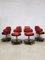 Vintage Easy Office Chair Stools, Set of 4, Image 1