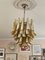 Large Amber Murano Glass Chandelier, Image 1