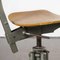 French Bienaise Swivelling Atelier or Desk Chair, 1960s, Image 11