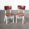 Bentwood Painted Dining Chairs from TON, 1950s, Set of 6 8