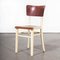 Bentwood Painted Dining Chairs from TON, 1950s, Set of 6 1