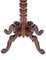 19th Century Carved Flame Mahogany Side Table, Image 6