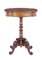 19th Century Carved Flame Mahogany Side Table 7