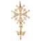 French Modern 18 Karat Rose Gold Holy Spirit Pendant 1