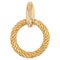 French 18 Karat Yellow Gold Round Shaped Pendant, 1960s, Image 1