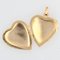 Ciondolo a forma di cuore in oro rosa 18 carati, Francia, XX secolo, Immagine 5