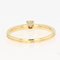 Modern 18 Karat Yellow Gold & Diamond Solitaire Ring, Image 5