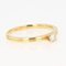 Modern 18 Karat Yellow Gold & Diamond Solitaire Ring, Image 6