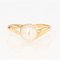 French Modern Cultured Pearl 18 Karat Yellow Gold Ring, Image 2