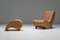 Postmodern Rattan Lounge Chair & Ottoman by Vivai Del Sud, 1960s, Set of 2 2