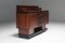 Amsterdam School Walnut & Mahogany Credenza, 1920s 4