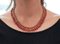 9 Karat Rose Gold and Silver Necklace with Coral & Diamonds 4
