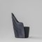 Couture Armlehnstuhl in Schwarz & Grau von Färg & Blanche für BD Barcelona 3