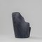 Couture Armchair in Black and Grey by Färg & Blanche for BD Barcelona 4