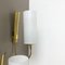 Italian Brass Wall Light Sconces, Italy, 1950s, Set of 2 11