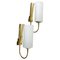 Italian Brass Wall Light Sconces, Italy, 1950s, Set of 2 1