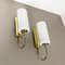 Italian Brass Wall Light Sconces, Italy, 1950s, Set of 2 9