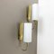 Italian Brass Wall Light Sconces, Italy, 1950s, Set of 2 7