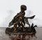 Peiffer, L'enfant et le chien, 19. Jh., Bronzeskulptur 1