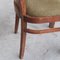 French Art Deco Oak Dining Chairs by Charles Dudouyt, Set of 6 5